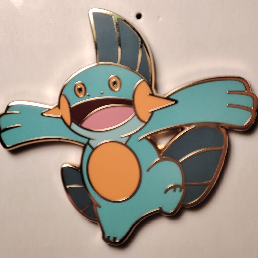 Pokemon Marshtomp Enamel Pin Official Nintendo Collectible Lapel Badge Figure